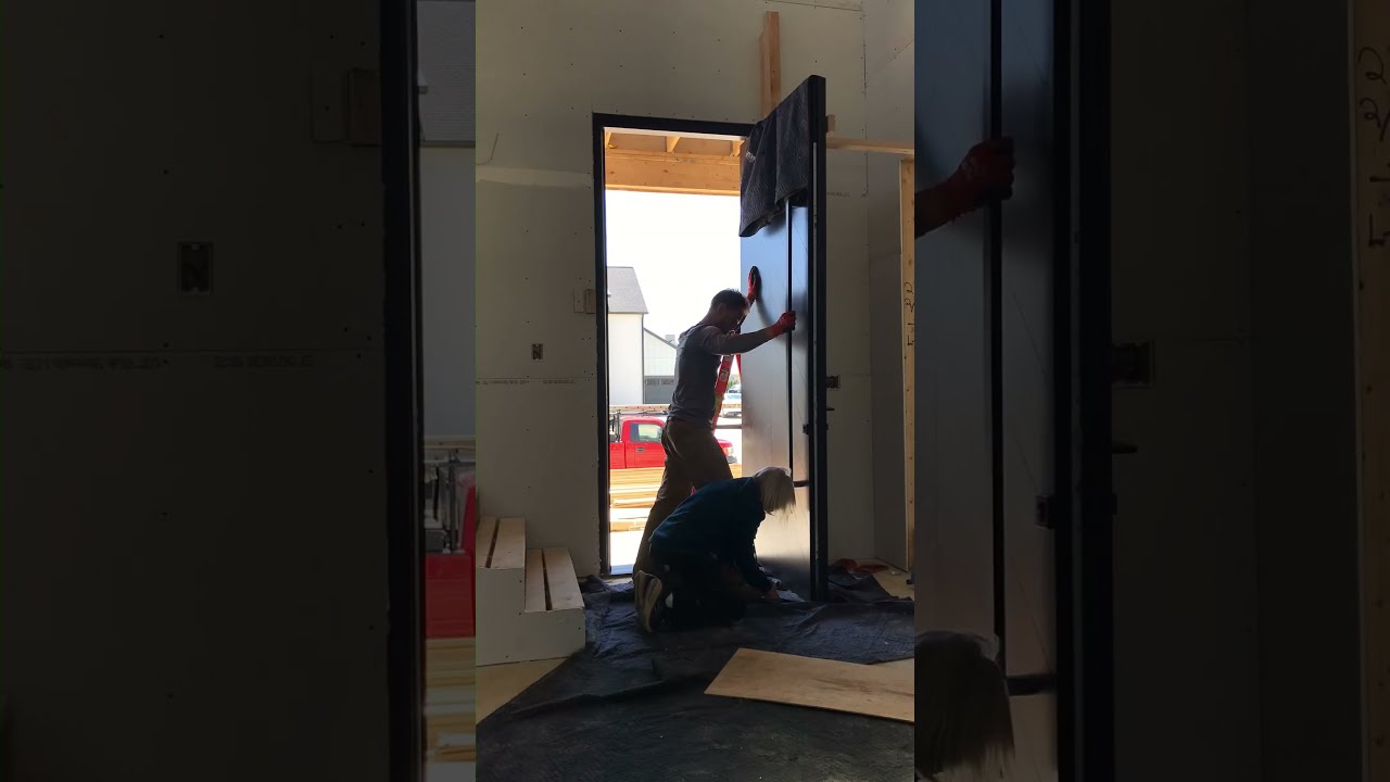 The Big Door Guys - 4' X 9" Pivot Door Install 