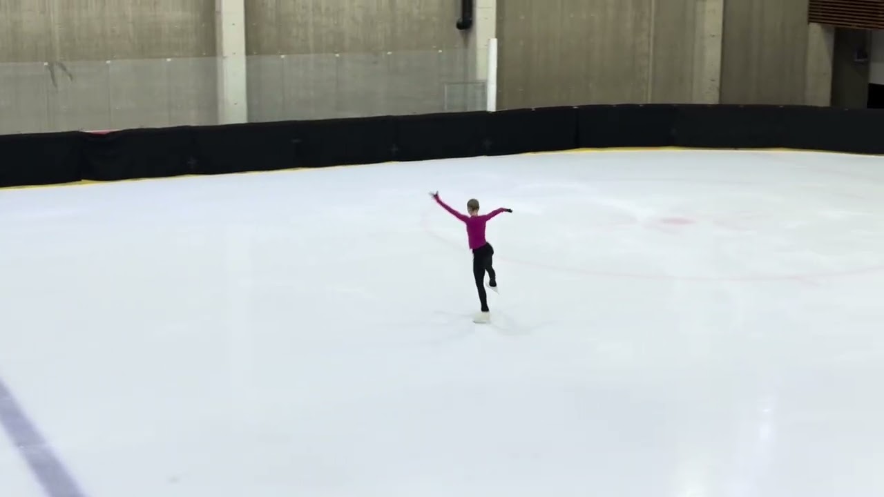 2026 Junior Worlds Sophie Joline von Felten free program practice Tallinn, EST 93/03/2026
