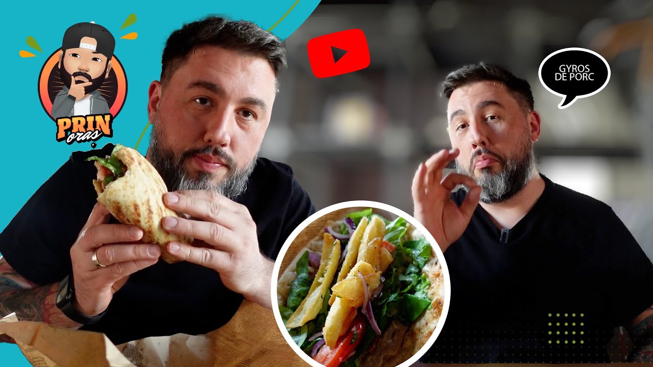 Am mancat de la ZORBAS Delivery  - Pita Gyros de porc - RECENZII MANCARE DELIVERY