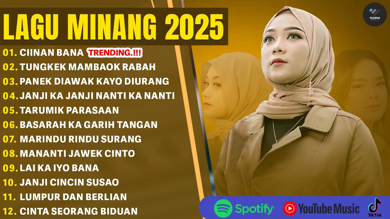CIINAN BANA - FULL ALBUM TERBAIK 2025 (MIX) | TUNGKEK MAMBAOK RABAH | LAGU MINANG TERBARU 2025
