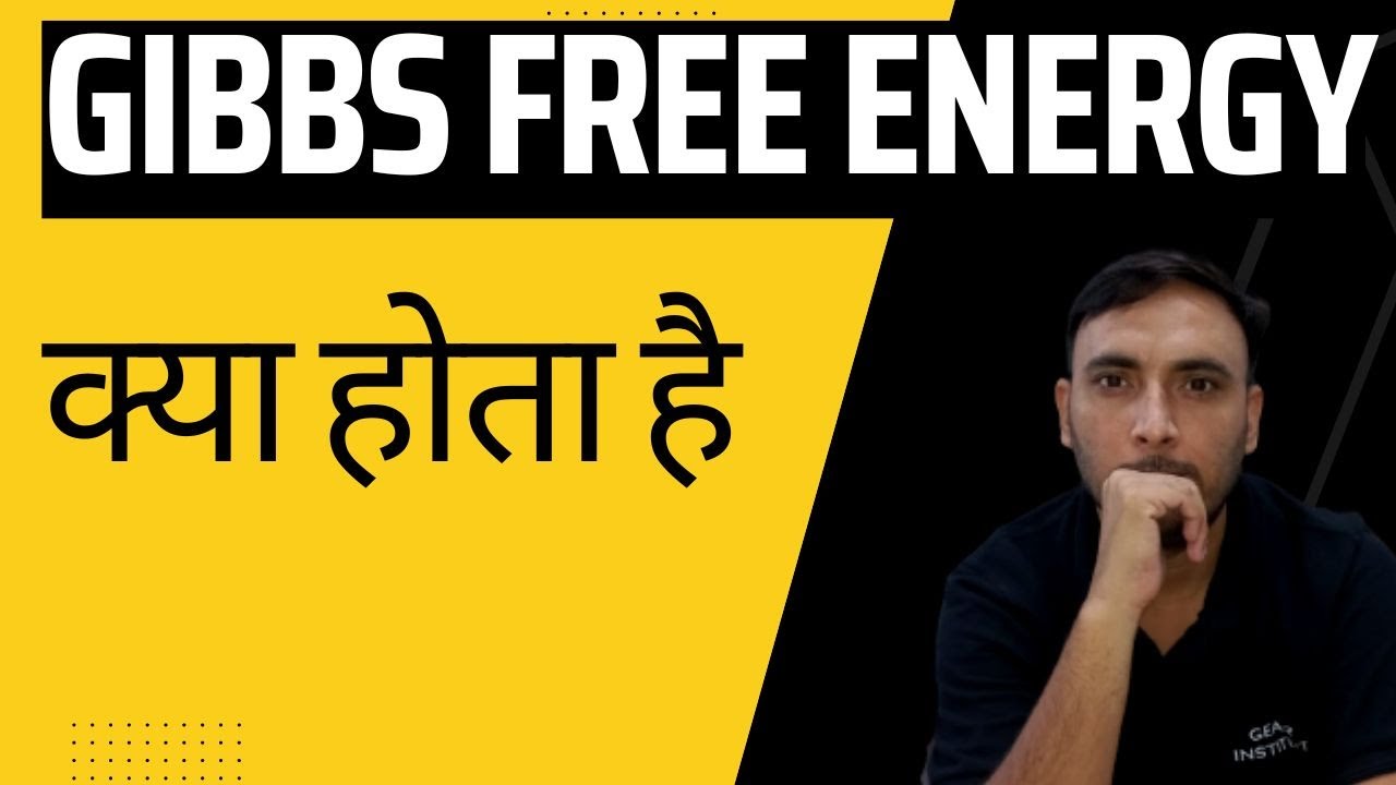 Gibbs Free Energy in Hindi || What is Gibbs Free Energy