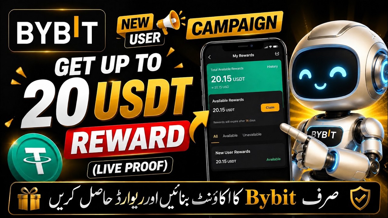 Bybit New User Bonus 2026 🔥 Get Up to 20 USDT Reward | Live Proof + Step-by-Step Guide