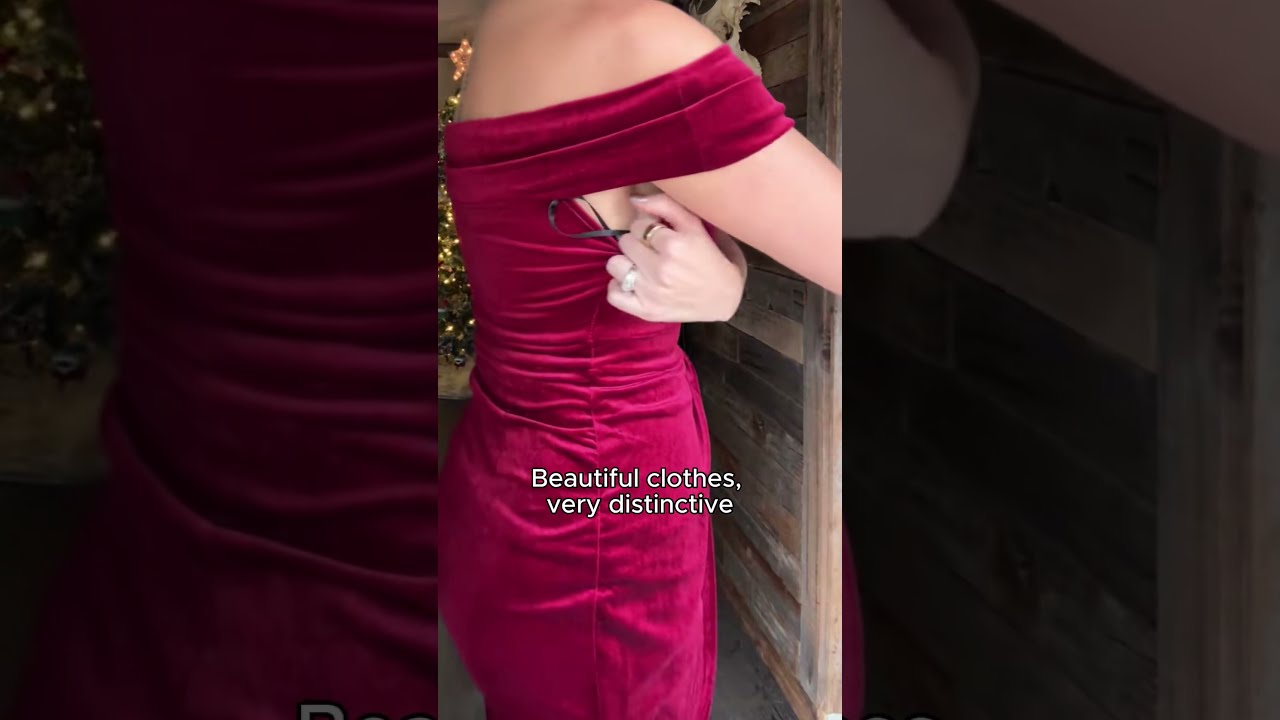 Elegant Off Shoulder Velvet Bodycon Dress for Parties & Summer Wear #fok