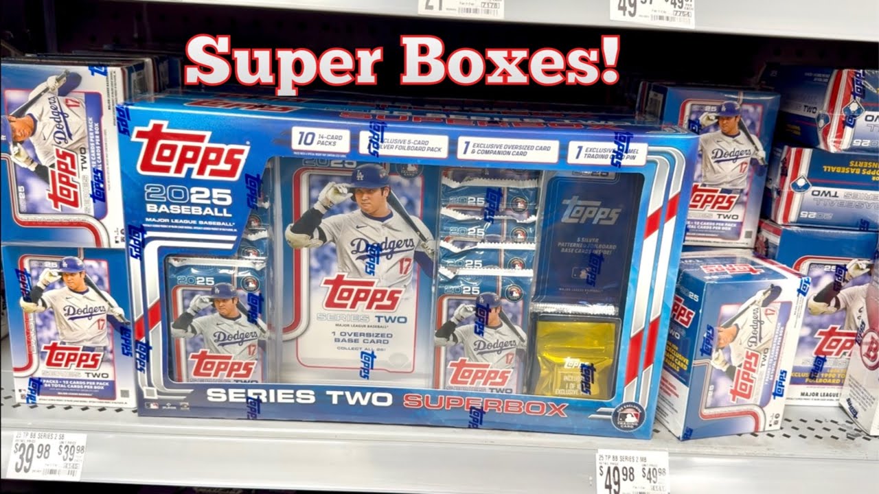 I FOUND THE SUPER BOXES OF SERIES 2 AT WALMART!