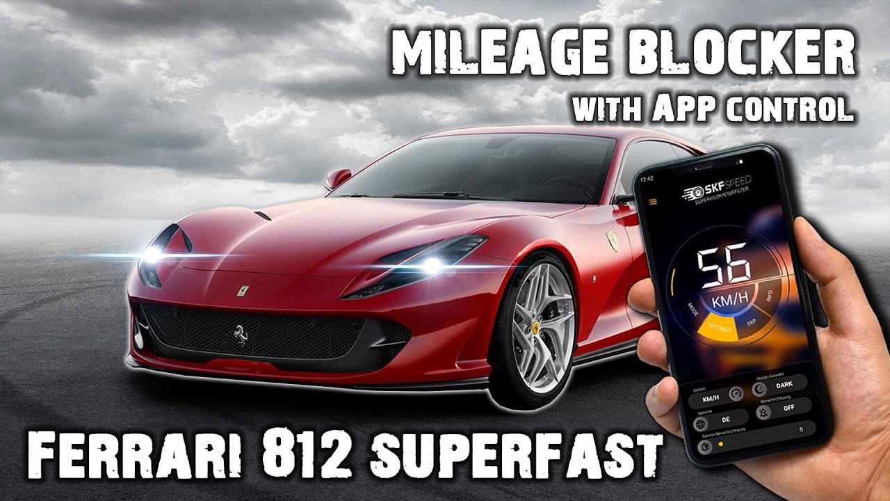 MILEAGE BLOCKER for FERRARI 812 SUPERFAST | No odometer correction