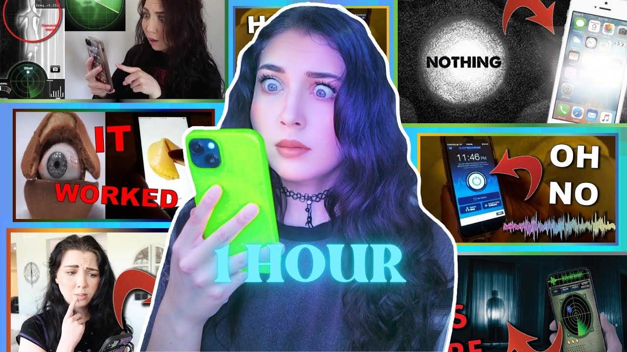 1 HOUR Of Testing The CREEPIEST Phone Apps