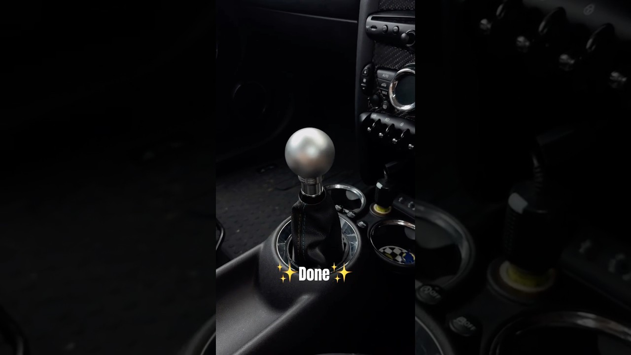 How to change the gearknob in your Mini R56 