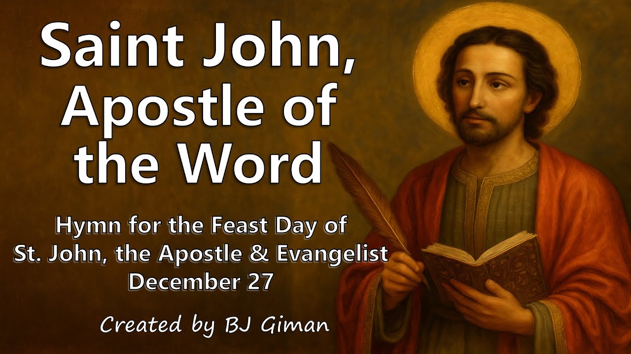 SAINT JOHN, APOSTLE OF THE WORD | Hymn for  Feast of St. John the Evangelist &mdash; December 27