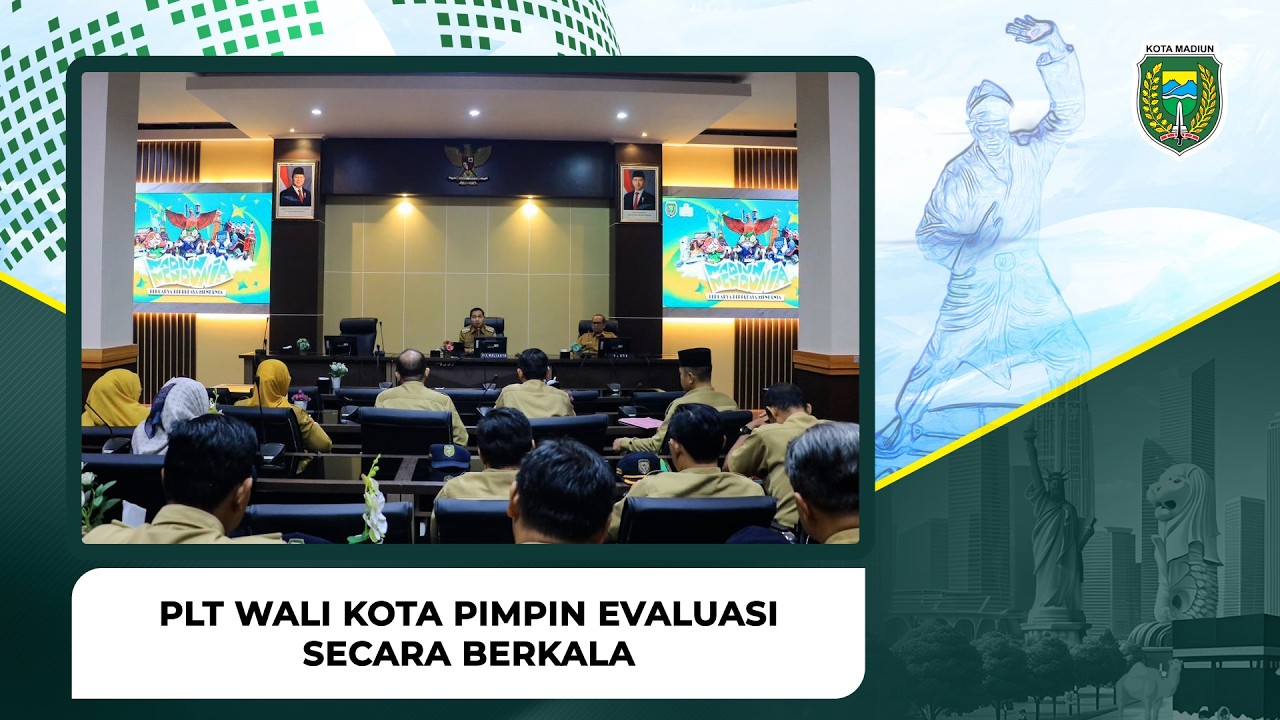 Optimalkan Jalannya Pembangunan Kota, Plt Wali Kota Pimpin Evaluasi Secara Berkala