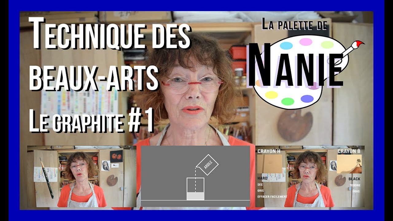 Technique des beaux arts - Le graphite # 1 - Le graphite c'est quoi? Comment bien débuter le dessin?
