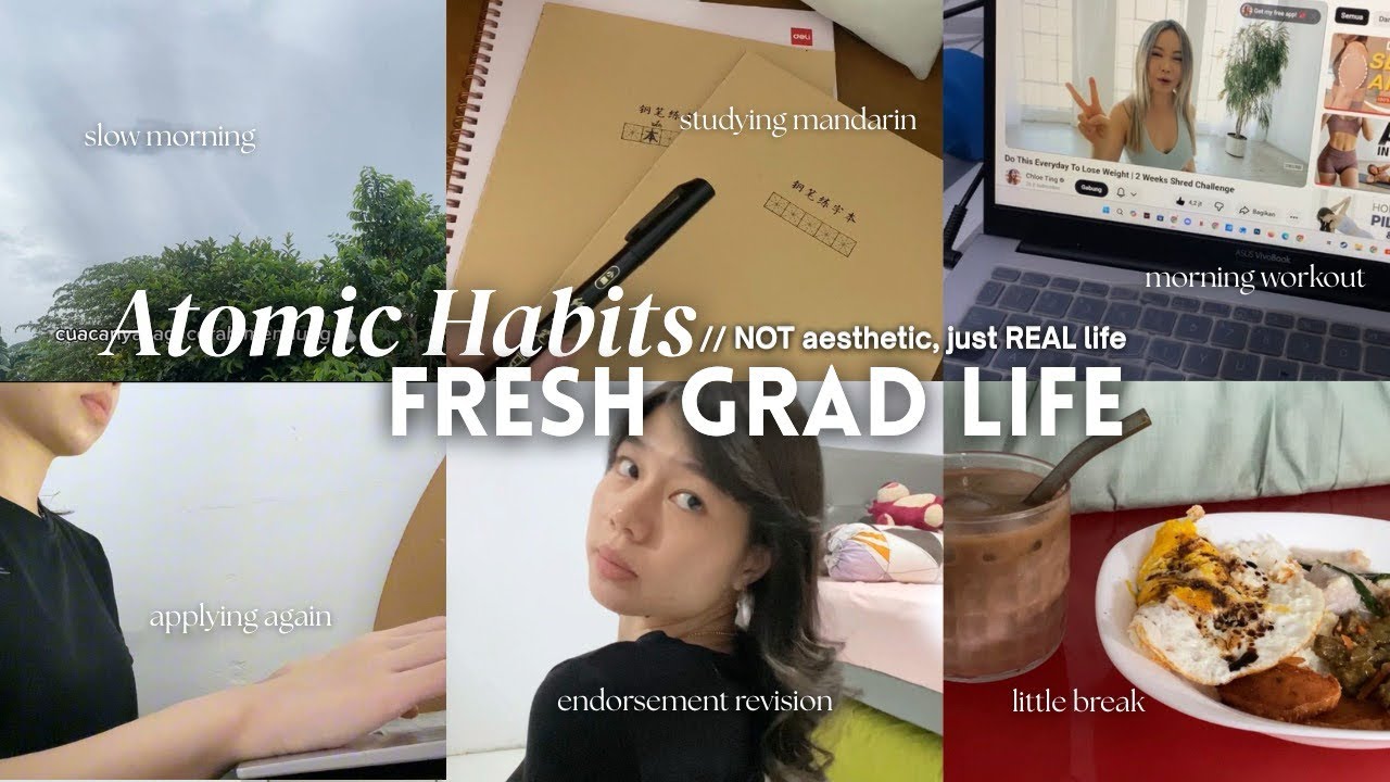 Realistic Fresh Graduate Life | Job Hunting, Small Habits & Trying to Stay Productive ☕