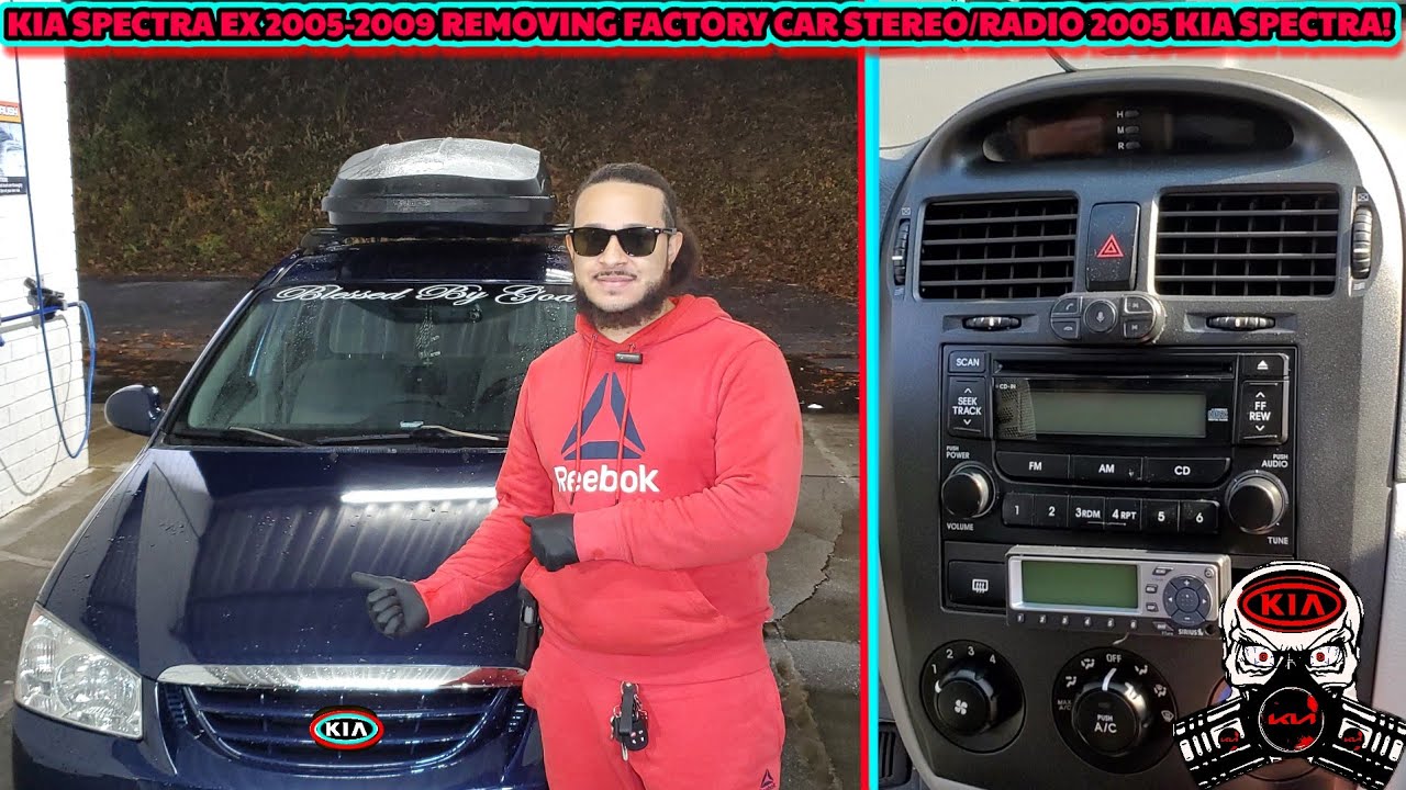 Kia Spectra Ex 2005-2009 Removing factory car stereo/radio 2005 kia spectra!
