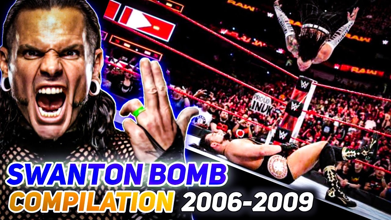 WWE Jeff Hardy Swanton Bomb Compilation 2006-2009