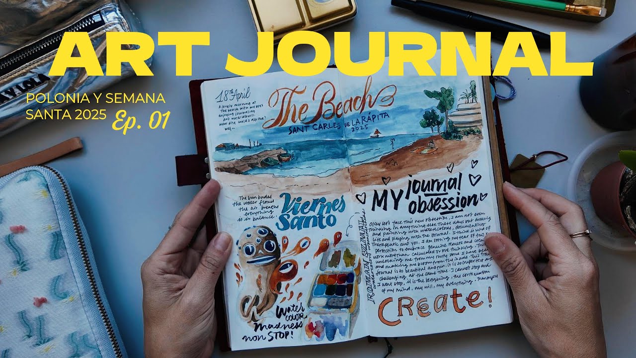 Mi Diario de Arte: Explorando Técnicas de Dibujo y Pintura | Art Journal en Español