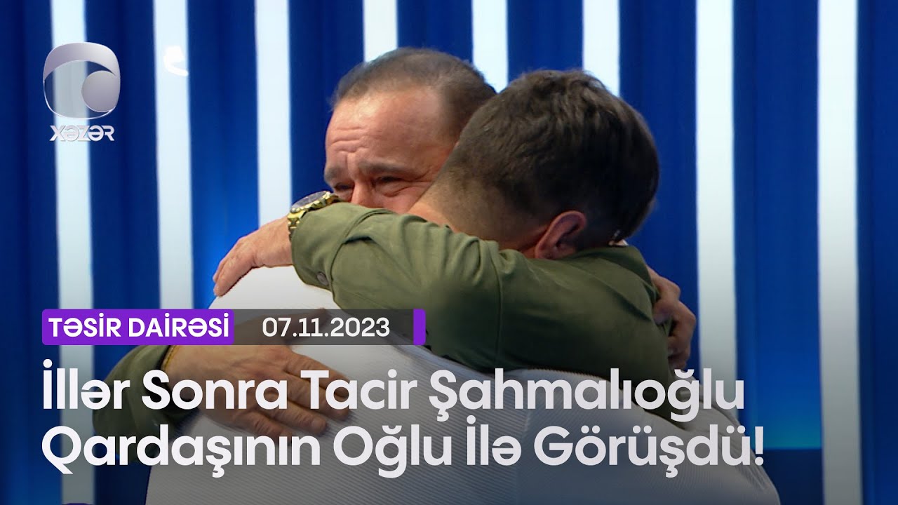 İllər Sonra Tacir Şahmalıoğlu Qardaşının Oğlu İlə Görüşdü!