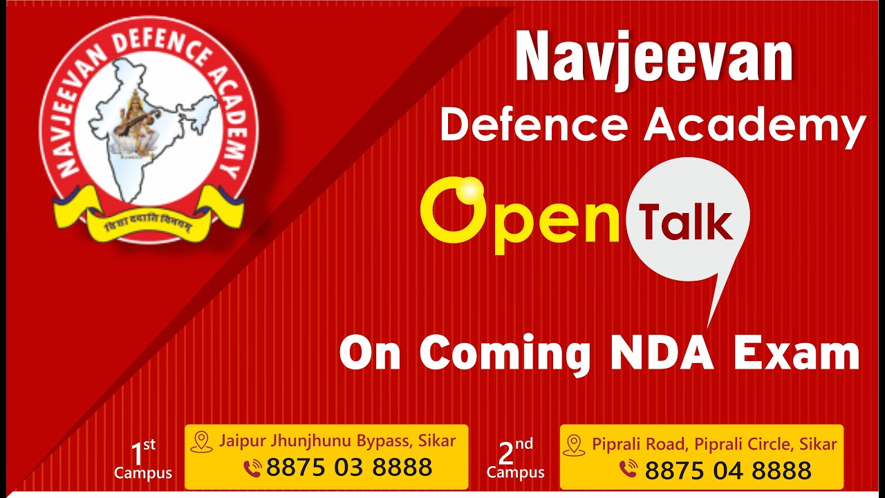 Open talk on coming NDA Exam