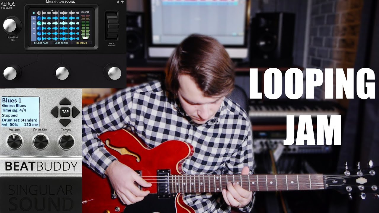 Lofi Jazz Guitar Looping Jam | AEROS Loop Studio, BeatBuddy