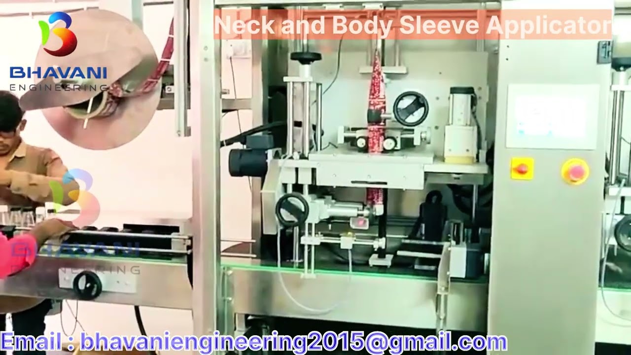 Automatic Body And Neck Sleeve Applicator 