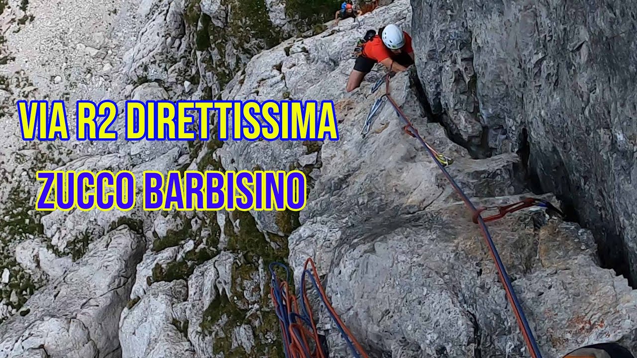 Via R2 Direttissima - Zucco Barbisino - GoPro Climbing Video
