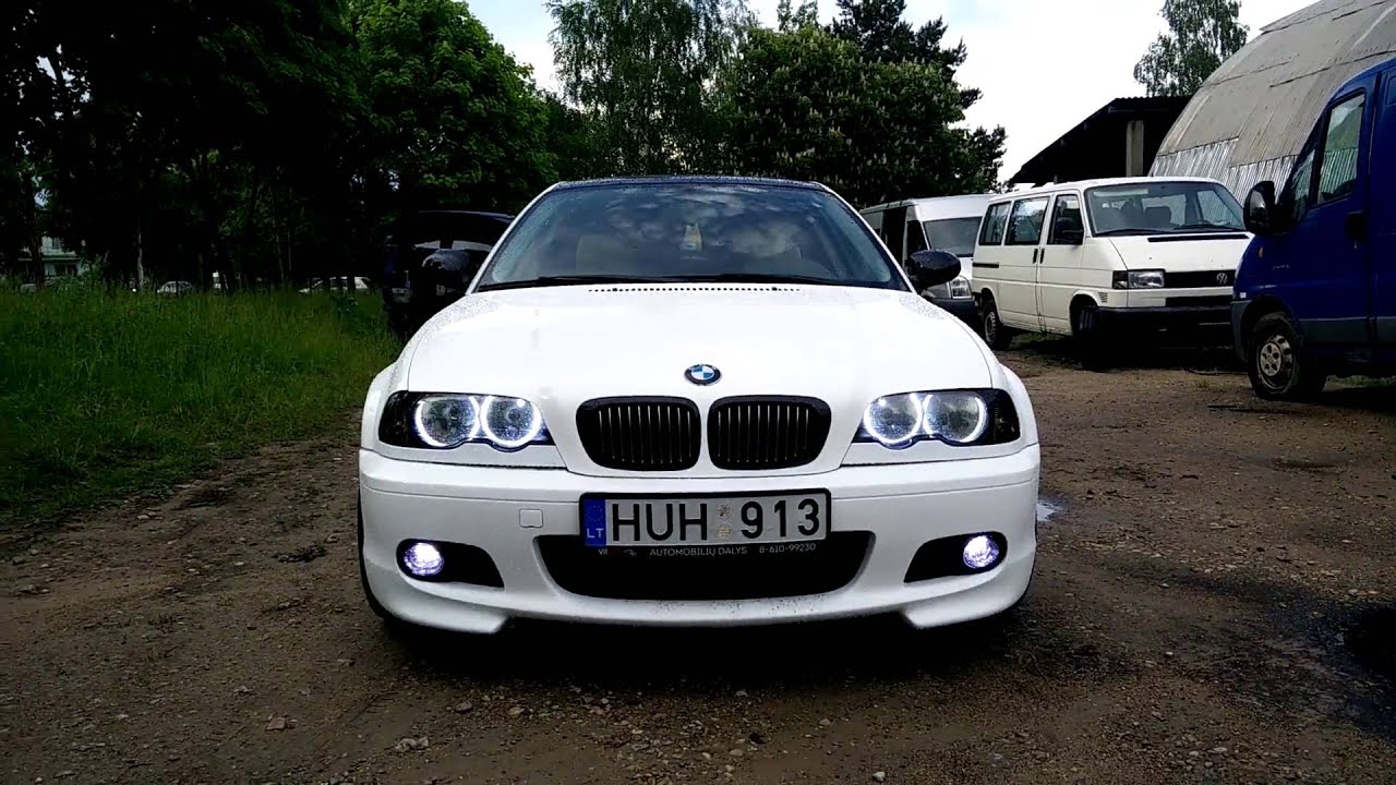 BMW E46 white