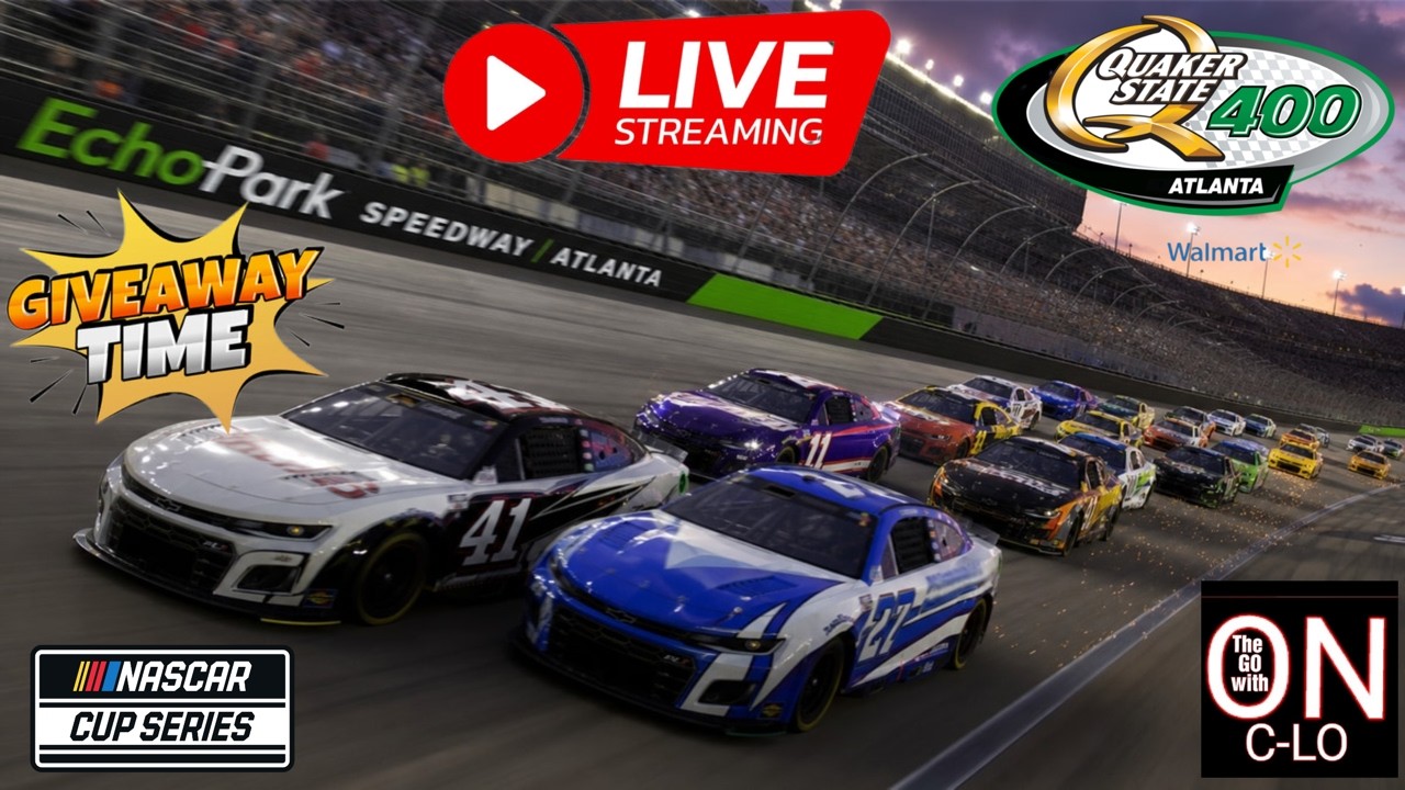 🔴Quaker State 400 at Echo Park. Live Nascar Cup Series. Live Commentary & Reaction Livestream