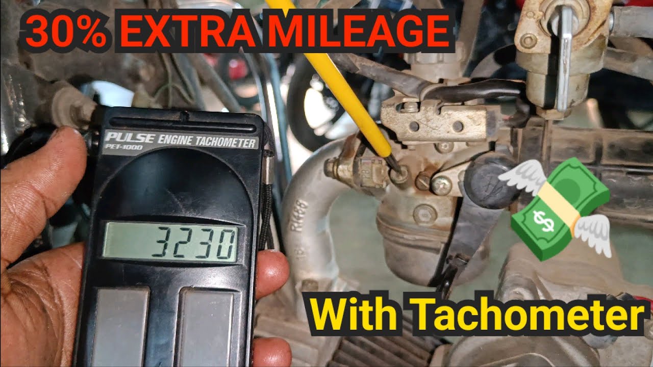 Tachometer se carborator ki setting kare 30% EXTRA MILEAGE /hero bike expert 