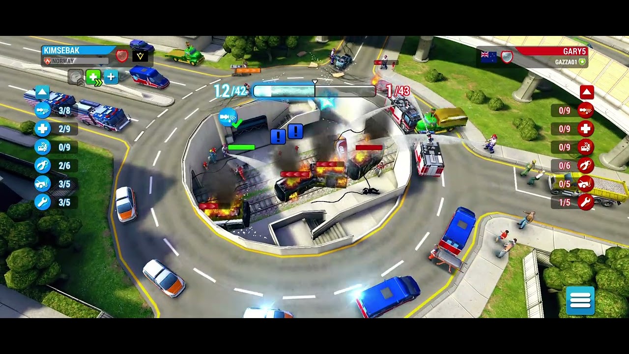 EMHQ - 1v1 Mission - Underground train rammed by truck! #emergencyHQ