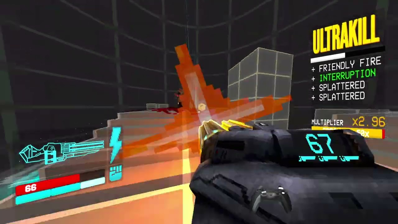 ULTRAKILL | PS5 Controller (gyro/motion aiming) | No Aim Assist | Violent Cyber Grind, Wave 23