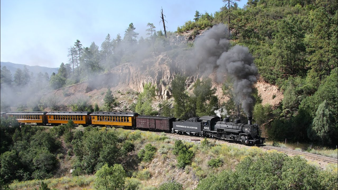 Steam Action at Durango & Silverton and Cumbres & Toltec Railroads