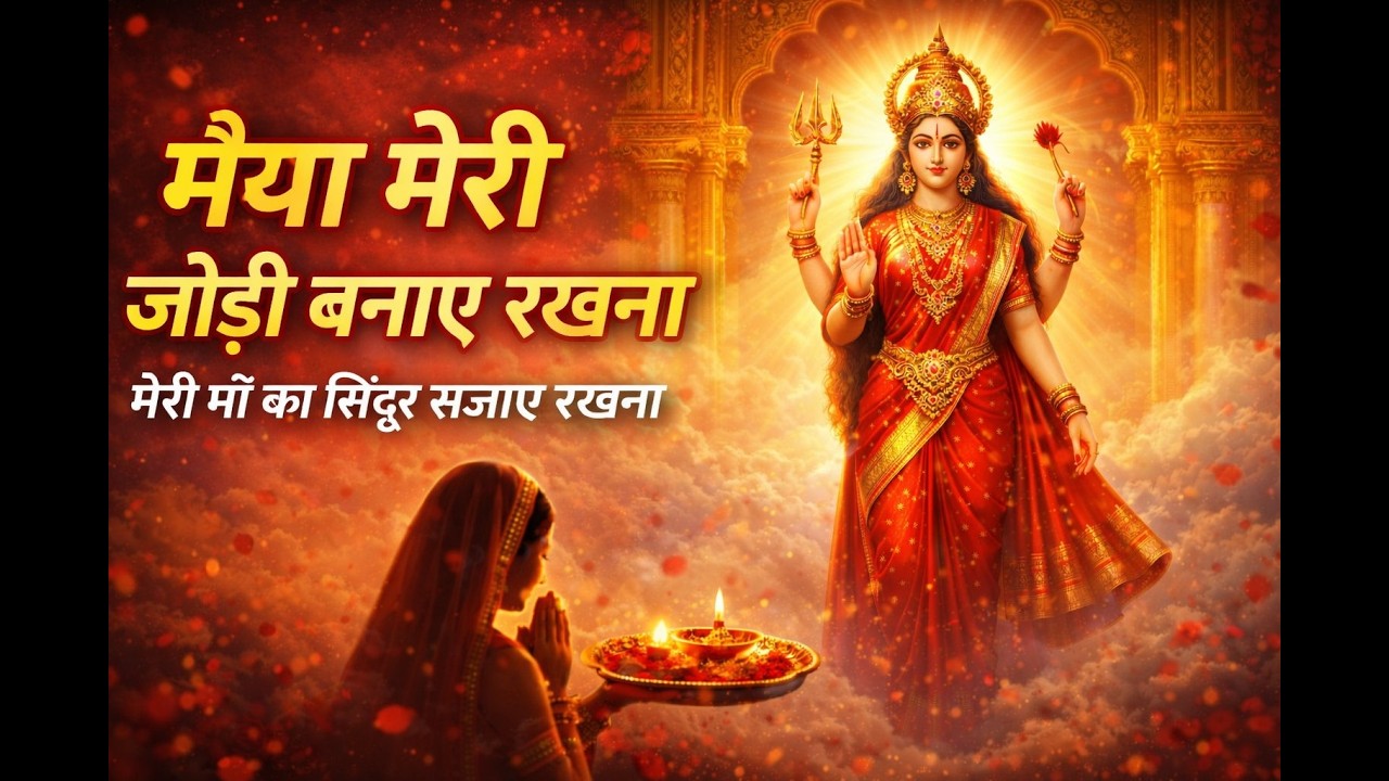 मैया मेरी जोड़ी बनाए रखना | दिल को छू लेने वाला दुर्गा भजन | Mata Rani Bhajan