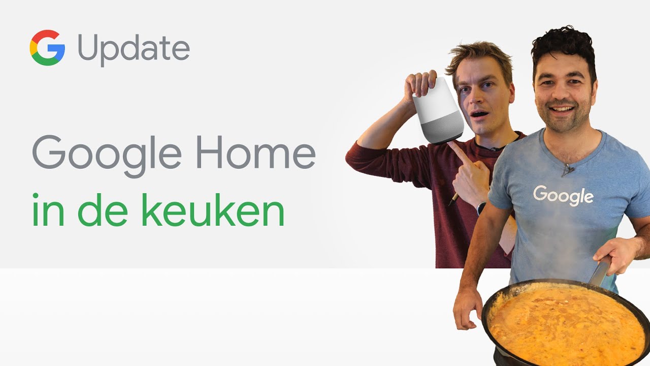 Google Home in de keuken - Vraag het Google