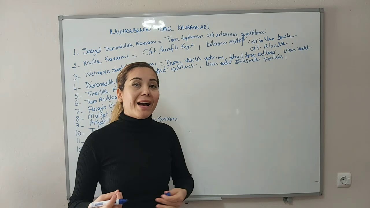 Muhasebenin Temel Kavramları