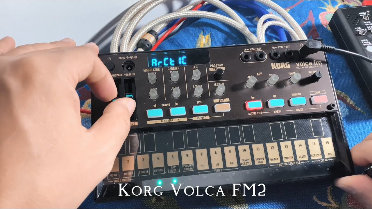 Korg volca FM2 jam | I like its tone