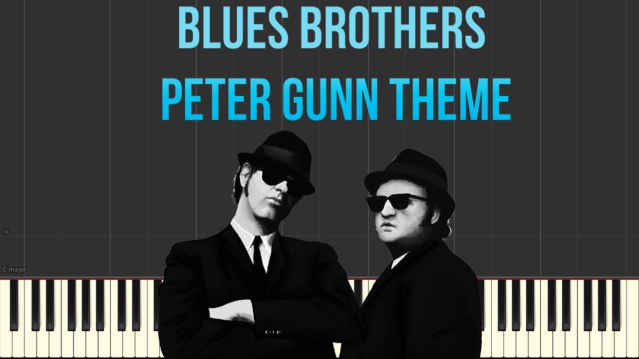 Peter Gunn Theme (Blues Brothers) (Piano Tutorial Synthesia)