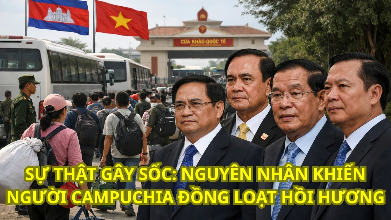 SỰ THẬT ĐƯỢC HÉ LỘ VÌ SAO NGƯỜI CAMPUCHIA RỜI VIỆT NAM HÀNG LOẠT