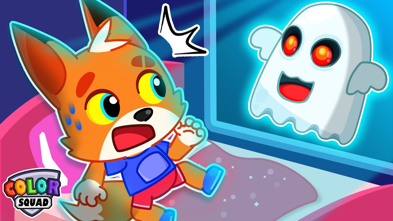 Ôi Không, Có Con Ma Ngoài cửa Sổ! | Vui Chơi An Toàn |  Color Squad - Hoạt Hình Thiếu Nhi Vui Nhộn