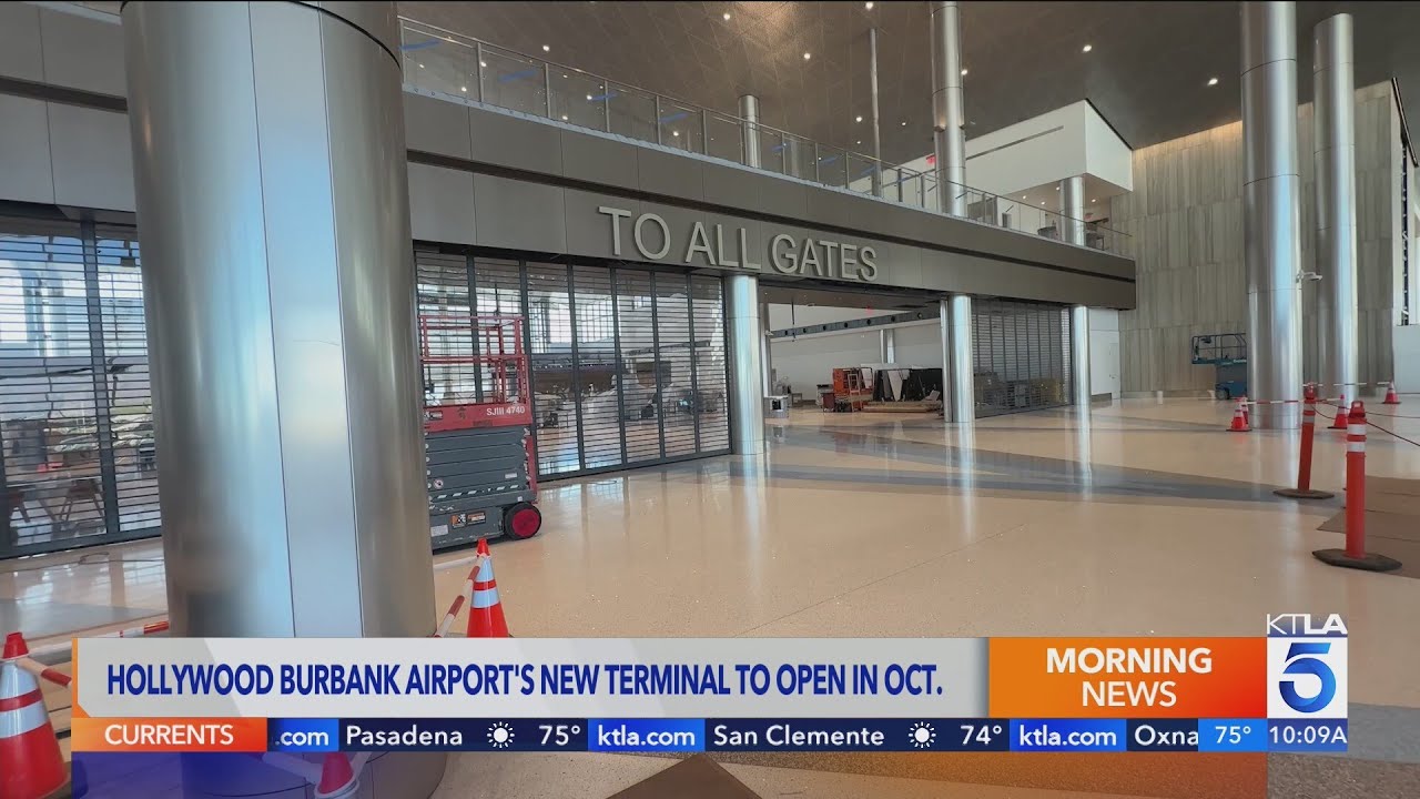 Here's a sneak peek at Hollywood Burbank Airport's new $1.3 billion terminal