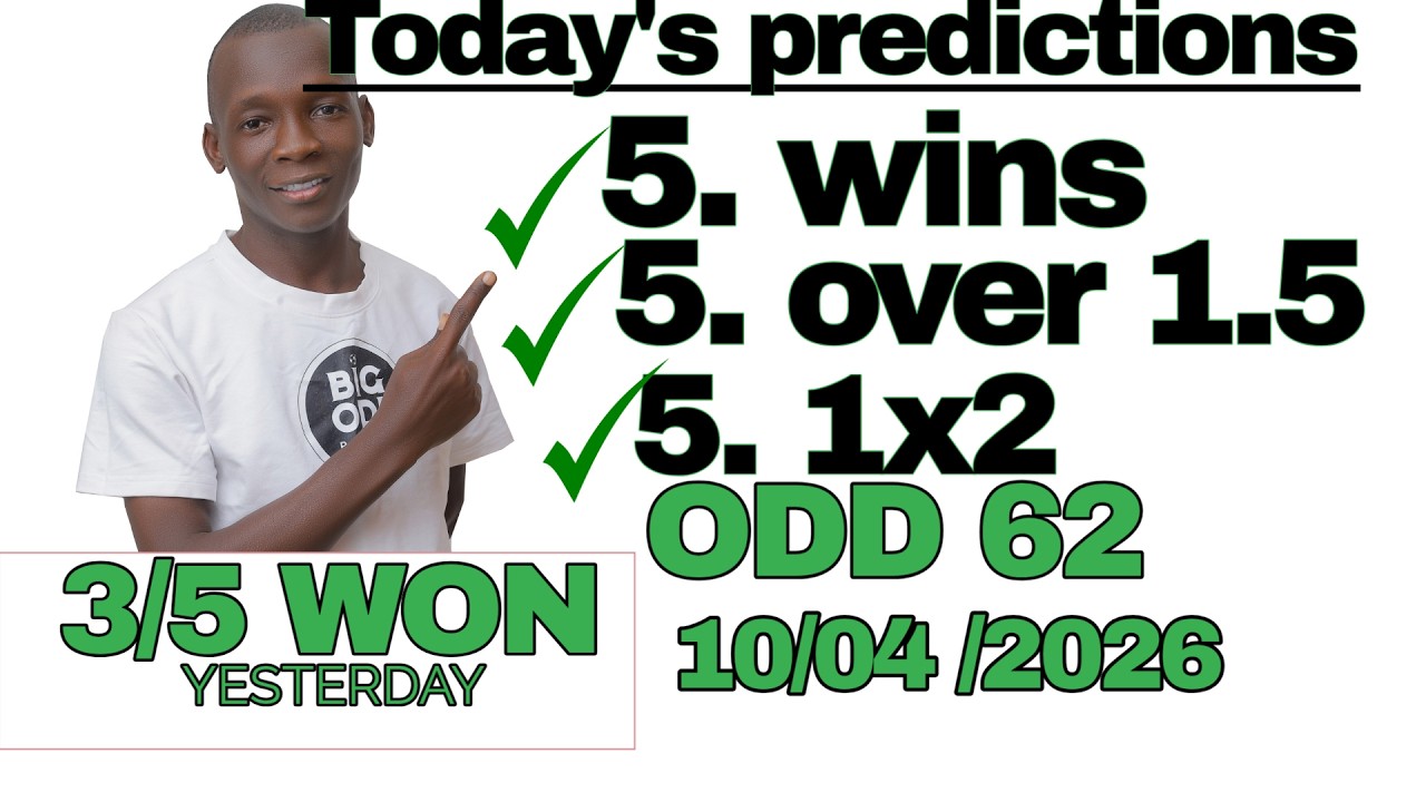 5 SURE WINS BETTING TIPS 10/04/2026 SOCCER PREDICTIONS TODAY | BETTING TIPS, #footballpredictions