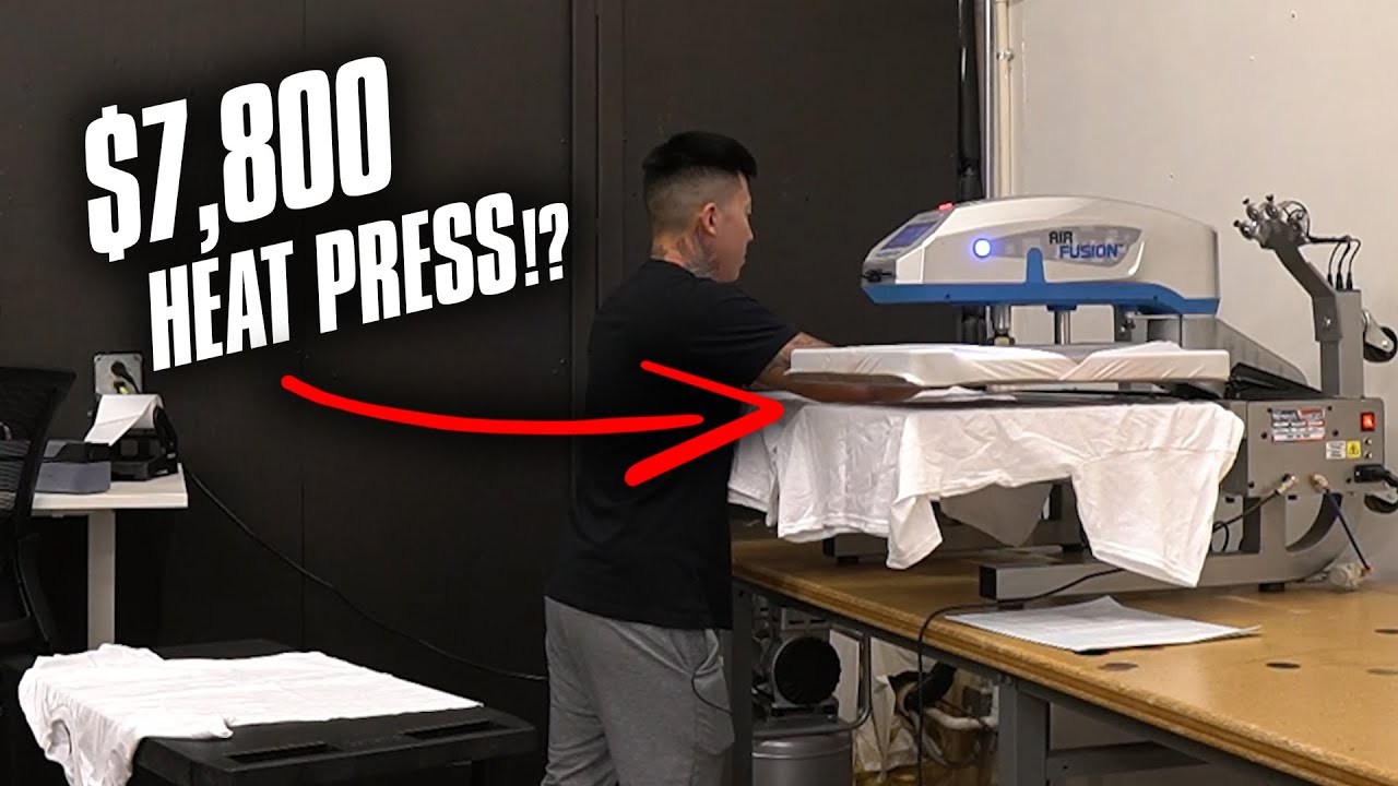 Is This $7,800 Heat Press Really Worth It? - Hotronix Dual Air Fusion Review
