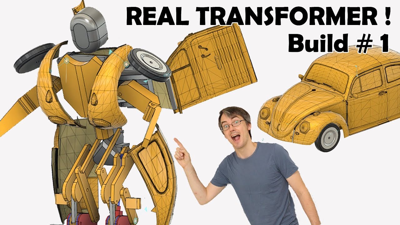 Building Bumblebee the REAL TRANSFORMER #1 |  James Bruton
