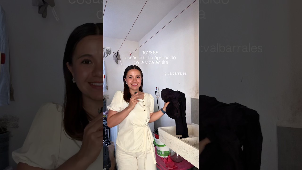 Si no tienes lavadora te enseño cómo lavar ropa a mano 🏡 