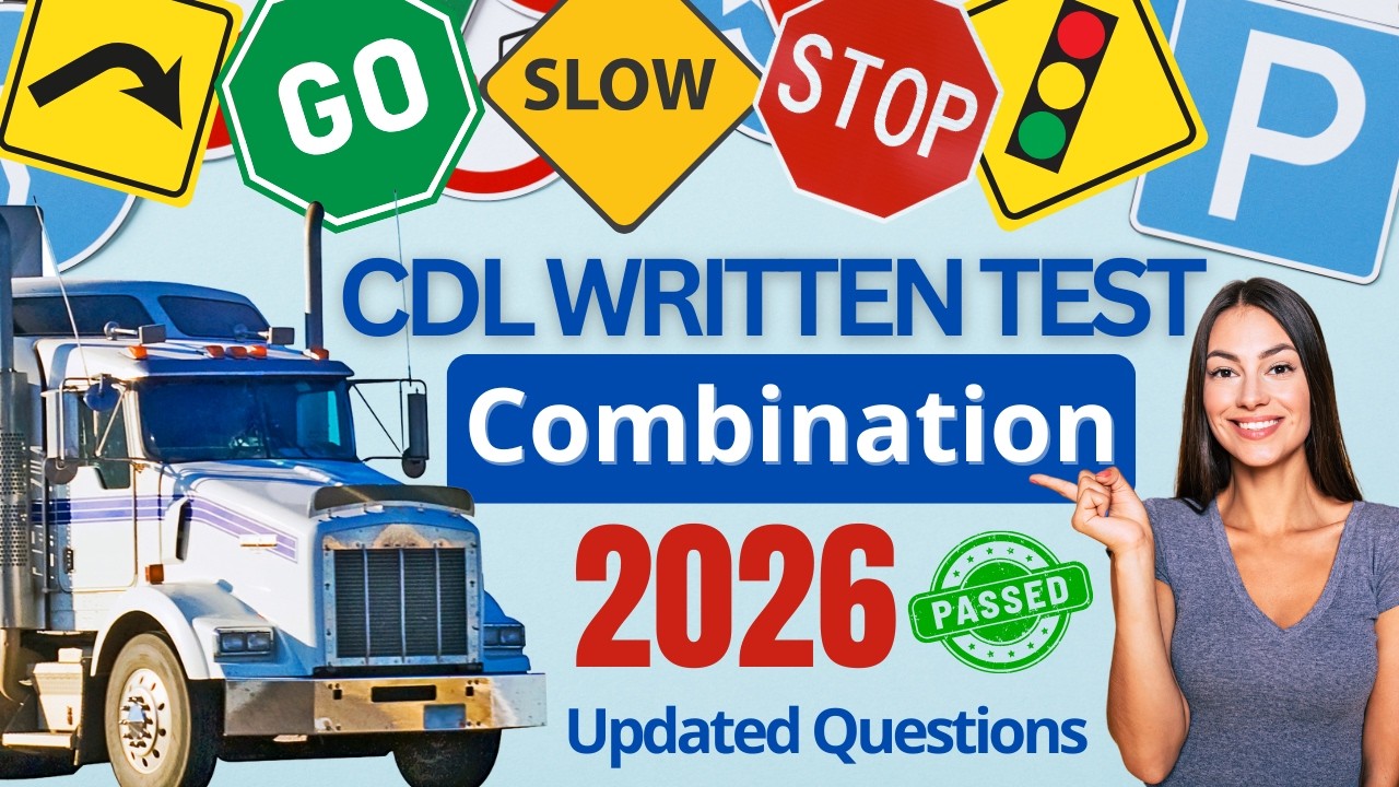 CDL Combination Vehicles Practice Test 2026 | Real Questions & Answers | CDL Combination Study Guide
