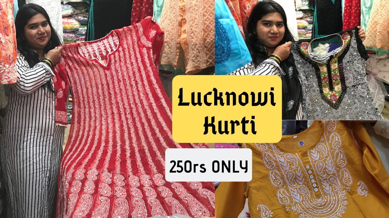Best Lucknowi Kurtis & Palazzos | wholesale & Retail | Crawford Market | Better Than Surat |
