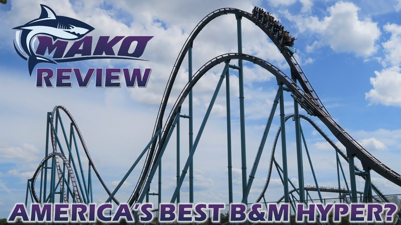 Обзор Mako, SeaWorld Orlando Bolliger & Mabillard Hyper Coaster | Лучший в Америке B&M Hyper?