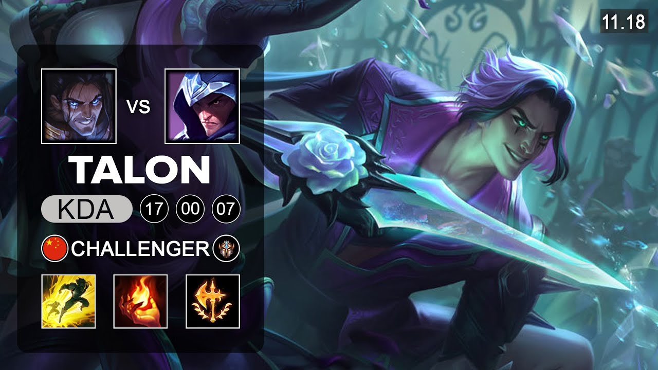 Talon Mid vs Sylas - CN Challenger - Season 11 Patch 11.18