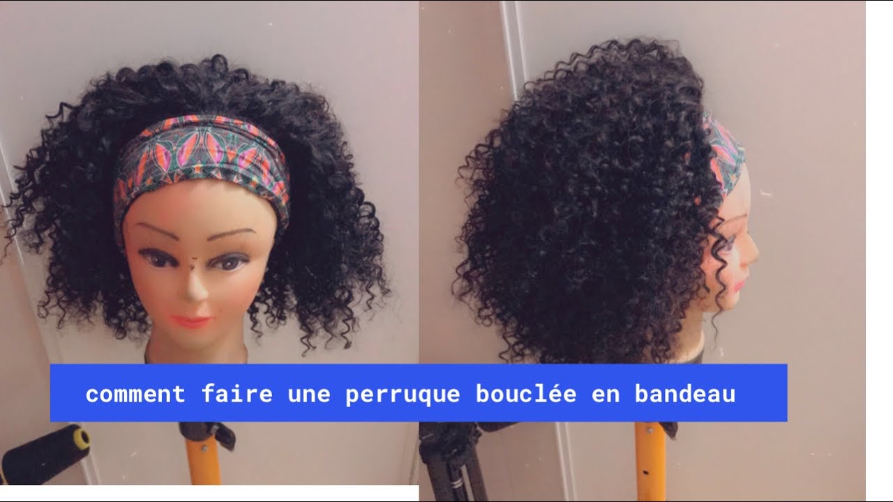 Comment faire perruque en bouclés bandeau
