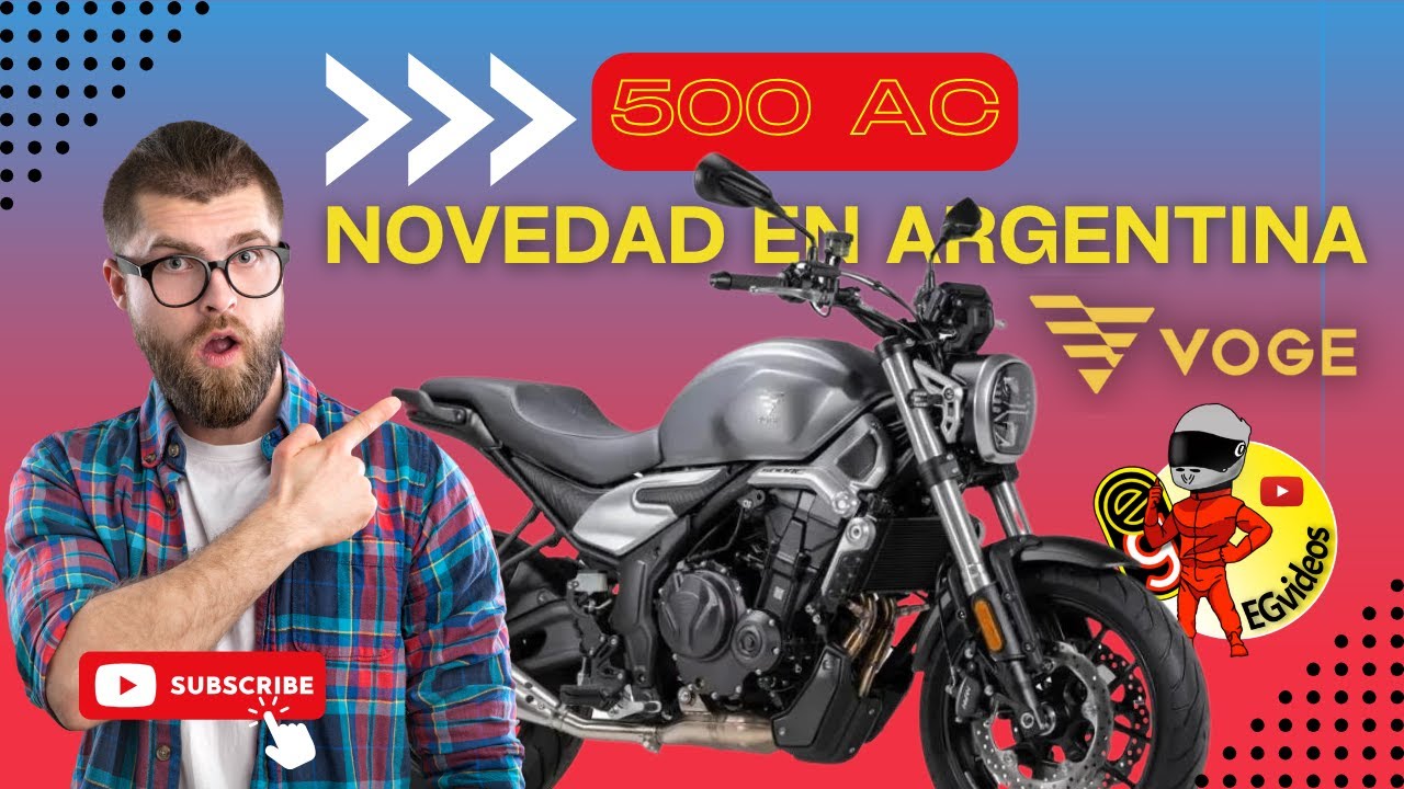VOGE 500 AC - NOVEDAD EN ARGENTINA (VIDEO LARGO)