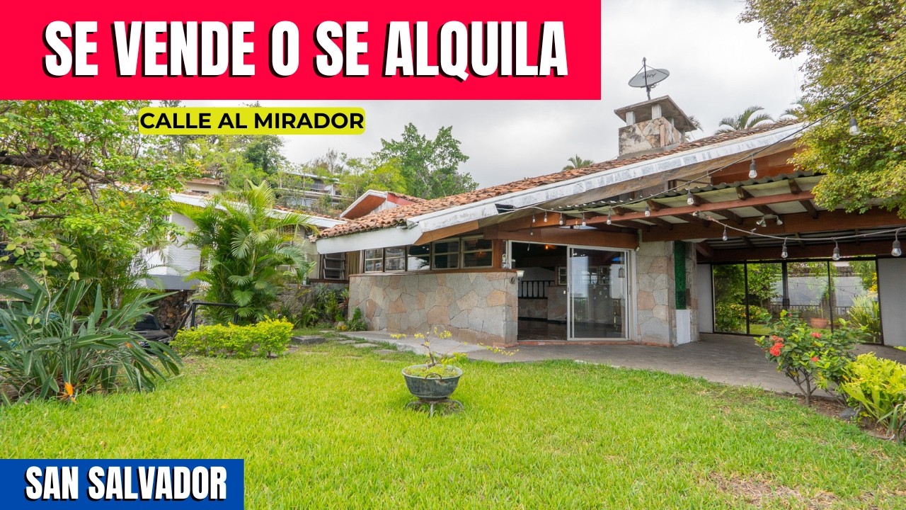 UBICACIÓN PREMIUM 🏡 | CASA DISPONIBLE CERCA DEL REDONDEL LUCEIROS, SAN SALVADOR