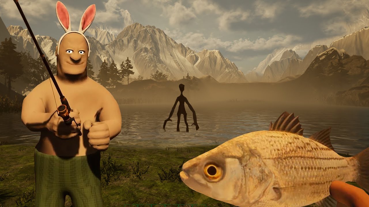 Crusty fishes so the monster doesn't eat him at night (GONE Fishing)