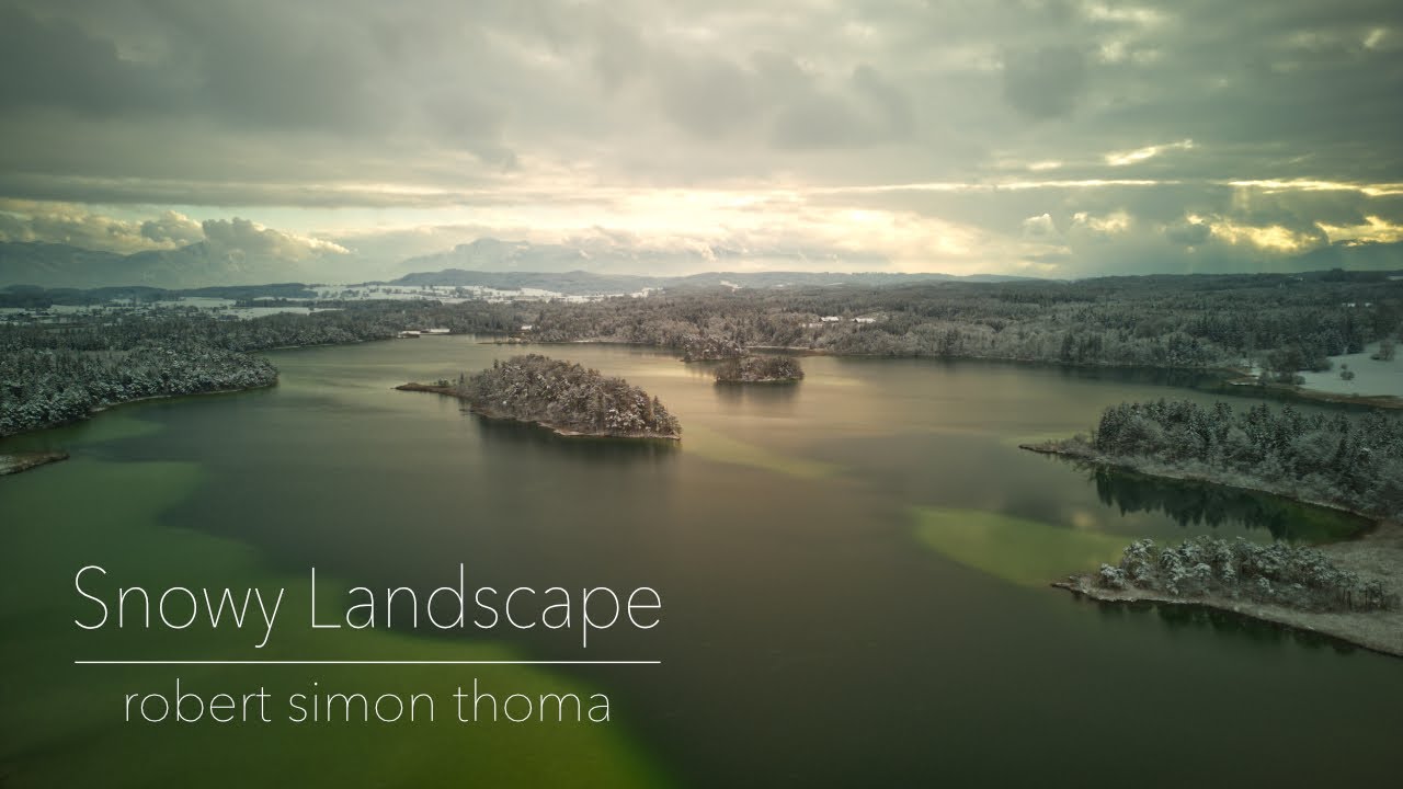 Snowy Landscape Meditation Music, Relax, 